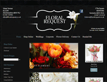 Tablet Screenshot of floralrequest.co.uk